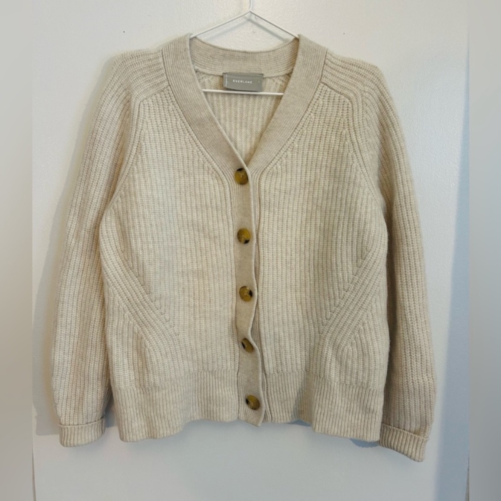 Everlane Button-Up Cardigan Sweater